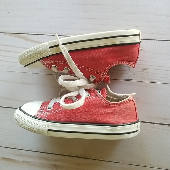 Red converse all star chucks size 8 - Picture 5 of 8